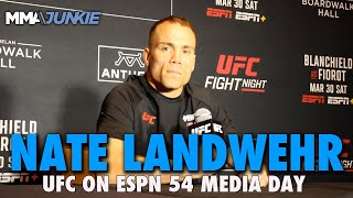 Nate Landwehr Details Friendship with Jelly Roll Enthused by Jamall Emmers Fight  UFC on ESPN 54 [upl. by Evelin]