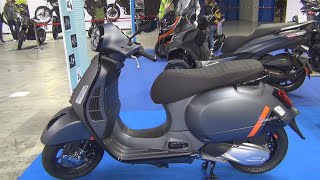 Piaggio Vespa GTS Super Sport 300 hpe Nero Deciso 2023 Exterior and Interior [upl. by Zuleika]