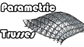 Learn revit in 5 Minutes  Parametric truss system [upl. by Namlak]