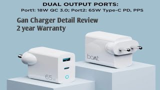 Boat 65w Gan Charger  PD Charger With Gan Technology india charger [upl. by Ahseram]