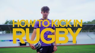 How To Kick A Rugby Ball  Beginner Tips  Find Out With Pho3nix [upl. by Neraj]