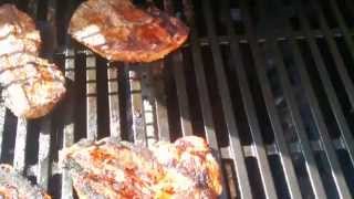 How to grill pork steaks [upl. by Aroc]