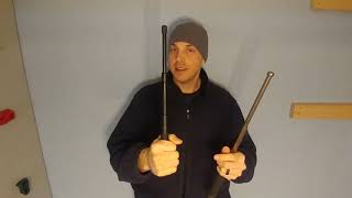 ASP Agent A40 Baton vs Friction Loc Non Lethal Defense review [upl. by Martino]