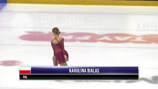 Karolina Bialas – 2023 Tayside Trophy FS [upl. by Ahsiekyt]