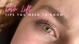 Lash lift tips amp tricks [upl. by Adelpho358]