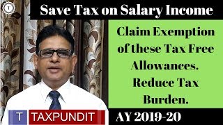 Tax Free Allowances  Salary Income  Education  Hostel  Helper  LTA  Uniform  Taxpundit [upl. by Nerot]