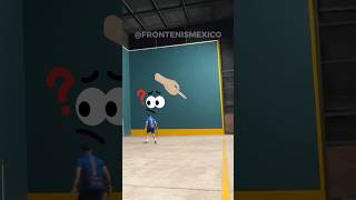 INCREIBLE BACHICHA con bola PREOLIMPICA🔥 🟡 shorts deportes fronton tennis frontenis [upl. by Judenberg]