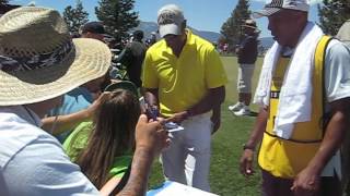 Jerry Rice Signs Autographs for The SI KING 72212 [upl. by Adriaens]