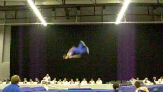 Kristof Willerton U17 trampolining mens vol [upl. by Eveivenej]