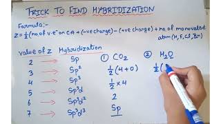 Super easy trick to Find hybridization chemistry short trick seriesWith Lots of example [upl. by Araid475]