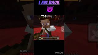 I Am Back 😈minecraft shorts minecraftPVP gaming minecraftgaming minecraftshorts [upl. by Newol]