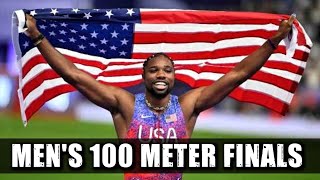 Worlds Fastest Man Noah Lyles wins gold in mens 100 Meter race in a photo finish [upl. by Aioj]