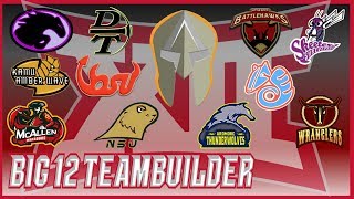 ALL TEAMBUILDER DYNASTY  Big 12 Introduction Part 1  NCAA Football 14 [upl. by Prentice25]