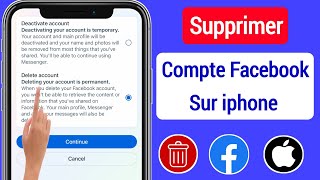 Comment supprimer mon compte Facebook définitivement en 20232024 [upl. by Nagad]