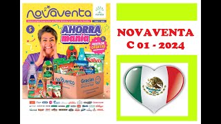 CATALOGO NOVAVENTA MEXICO 01  2024 [upl. by Yllut]