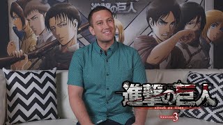 Attack on Titan Season 3  Interview with Bryce Papenbrook [upl. by Handbook870]