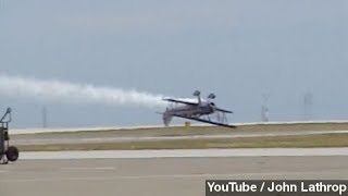 Plane Crashes at California Air Show Plane Crash At Travis Air Force Base VIDEO [upl. by Kamerman967]