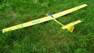 RC glider Mistral  Reichard model slope soaring  2009 [upl. by Farmann]