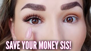 DIY Permanent Eyelash Extensions That ANYONE CAN DO 👀 [upl. by Eoin]