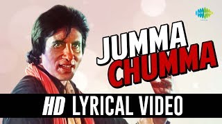 Jumma Chumma De De Lyrics  Amitabh Bachchan  Kimi Katkar  Rajnikanth  Govinda  Hum 1991 [upl. by Yliram527]