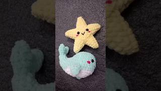 Crochet 🧶 amigurumi starfish and a whale 🐋 [upl. by Arba689]