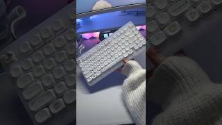 Akko ACR TOP 75B amp Akko V3 Piano switch🤍 mechanicalkeyboard keyboardasmr gamingkeyboard akko [upl. by Oniram]