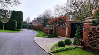 The Most Expensive Hedges  Streets in Leatherhead  Crown Estate  Montrose Gardens Surrey [upl. by Lsil]