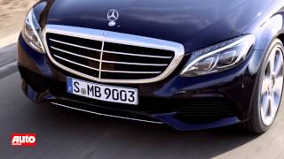 Mercedes CKlasse 2014 Erstes Video zur W205 Limousine [upl. by Einaffit518]