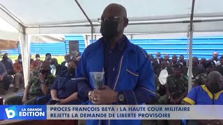 Procès François Beya La Haute Cour Militaire rejette la demande de liberté provisoire [upl. by Dloniger242]