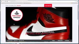 Foot Locker Application Online Video [upl. by Oruhtra]