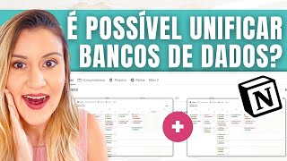 DICA NOTION  Como unir dois bancos de dados em 1 [upl. by Charis27]