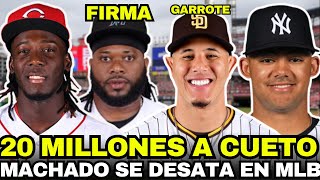 FIRMA🔥 DE 20 MILLONES Johnny Cueto YANKEES MANNY MACHADO EXPLOTA MLB YANKEES DUEÑOS DEL MERCADO [upl. by Donnamarie]