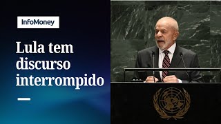 Lula critica ONU em discurso estoura o tempo e tem microfone cortado “Falta ambição e ousadia” [upl. by Pena]