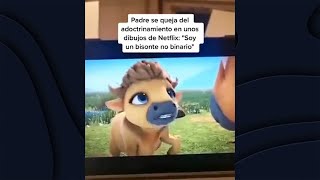 ¡ESCANDALOSO Unos dibujos de Netflix donde aparece un bisonte NO BINARIO [upl. by Rayna]