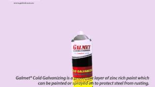 Galmet Cold Galvanizing  Stop Rust [upl. by Niveb965]