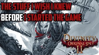 Divinity Original Sin 2 15 Tips and Tricks I Wish I Knew Before I Started Playing [upl. by Eloken]