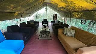 Mahoora safari camp  Wilpattu National Park srilanka [upl. by Bohon880]