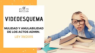 📚 Aprende la Nulidad y anulabilidad de los actos administrativos Ley 392015 [upl. by Narda]