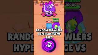 RANDOM BRAWLERS VS SAFE PART 30 brawlstars edgar colt mortis hypercharge piper [upl. by Haram]