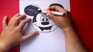 Como dibujar a Mickey Mouse paso a paso  Disney  How to draw Mickey Mouse  Disney [upl. by Alenairam318]