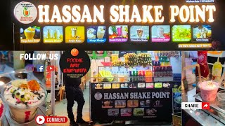 Mix Fruits Shake सिर्फ 50 रु में इतना गज़ब की सोचा नही था  Hassan Shake Point Indian Street Food [upl. by Nuncia]