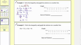 Solving Linear Inequalities in One Variable L73 [upl. by Annad]