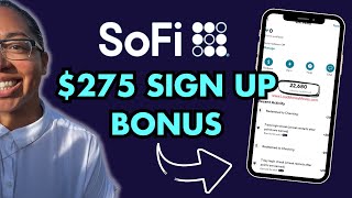 SoFi Referral Bonus 275 Sign Up Bonus  75 Referrals [upl. by Nanyt24]