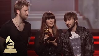 Lady Antebellum accepting the GRAMMY for Song of the Year at the 53rd GRAMMY Awards  GRAMMYs [upl. by Assir]