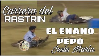 El Enano Pepo vs Toto Carrera del rastrin Duelo de Titanes Festival Jesús María 2016 Campero Tv [upl. by Brinna]