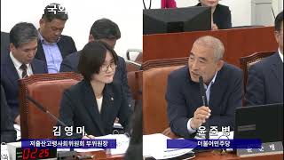 국회 인구위기특위 현안질의 “출생에 따른 사회적 편익과 비용을 분석해 저출생 극복의 근본적 대책을 마련해야 합니다”231006 [upl. by Akcebar514]