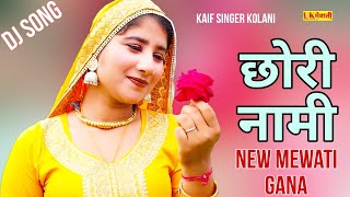 तेरे पीछे पागल हाेगो तू है छोरी नामी kaif Singer New Mewati Dj Song  Asmina Hd Video 2024 [upl. by Solana919]