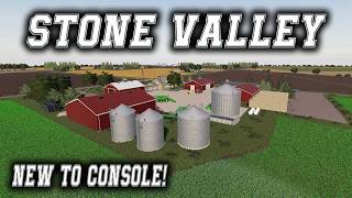 quotSTONE VALLEYquot NEW MOD MAP TO CONSOLE Farming Simulator 19 PS4 MAP TOUR Review [upl. by Wennerholn]