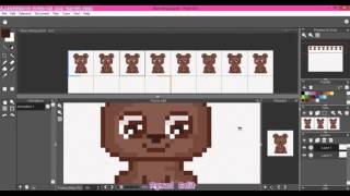 Pyxel Edit Animation Timelapse [upl. by Knowles682]