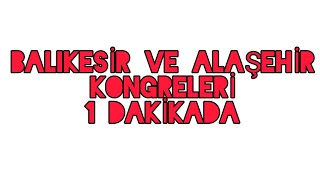 KPSS TARİH I BALIKESİR VE ALAŞEHİR KONGRELERİ 1 DAKİKADA kpss tarih kpsstarih [upl. by Yanaton]